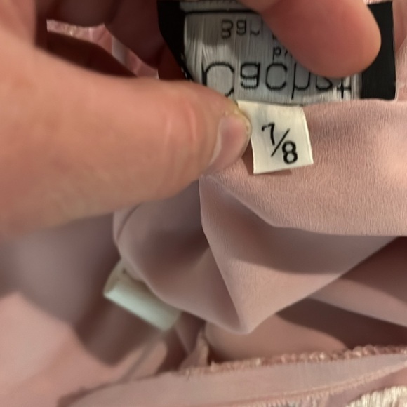 Stunning NWT Vintage Cachet by Bari Protas Dusty Rose Embroidered Dress size 7/8 - Picture 8 of 8